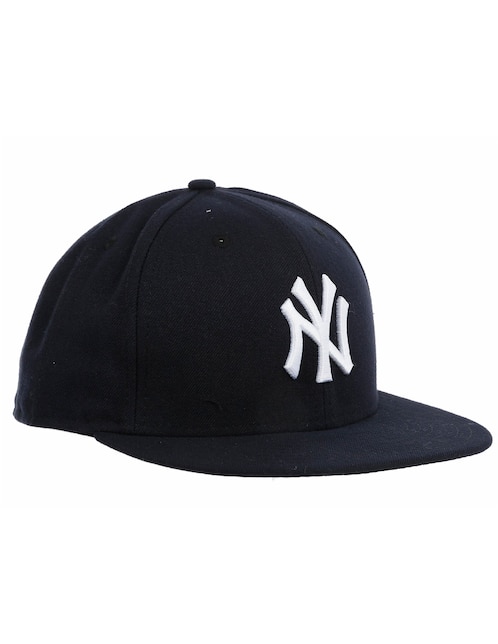 Gorra visera plana cerrada New Era New York Yankees para hombre