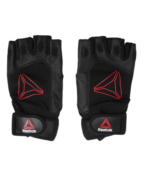 guantes reebok hombre rosas