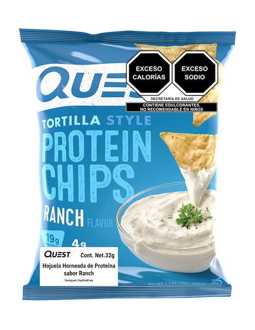 QUEST Tortilla style protein chips Quest 32 g