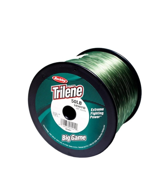 Imagen de producto Hilo de pesca Linea Trilene Big Game 50 libras - 1090 yardas, Dia 028 pulgadas verde