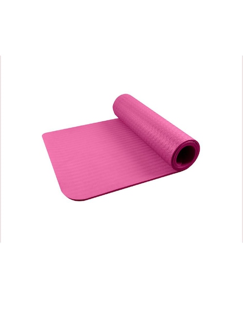 Tapete para yoga con correa para transportar Mat de 8 mm Red Lemon ideal para cualquier ejercicio resistente