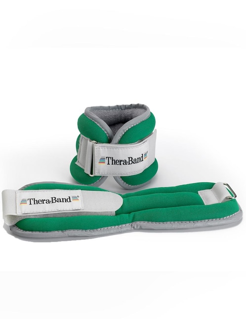 Par de polainas Theraband de .68 kg verde