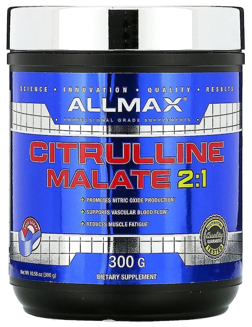 Pre entrenamiento Allmax Nutrition Citrulina malate 2:1 150 Servicios