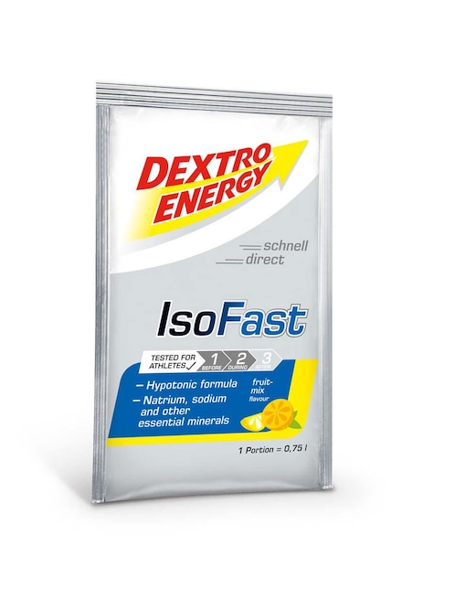 Suplemento deportivo Dextro Energy Iso Fast 56g Fruit Mix 12 pack