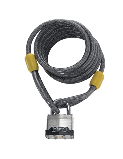 Candado para bicicleta con cable de Acero Trenzado OnGuard 8033