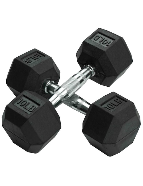 2 Mancuernas Kit Set Pesas 40 Lb 18.14kg C/u Hexagonales Fitness  Musculación Gimnasio En Casa