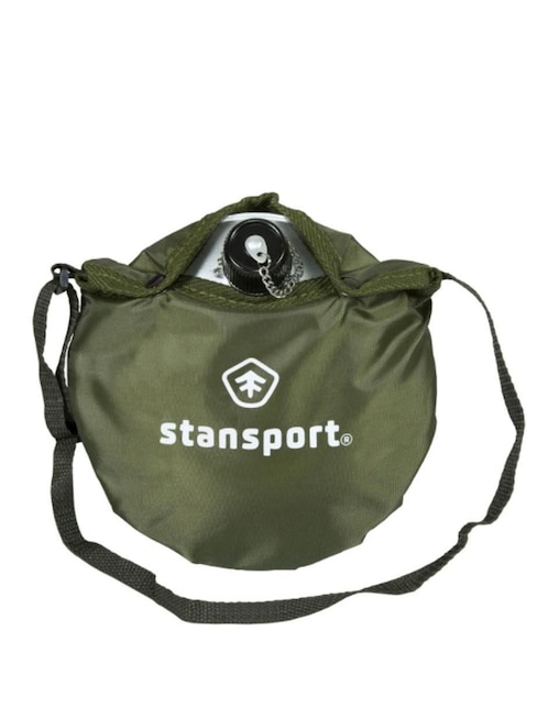 Cantimplora Stansport de aluminio con tapa rosca 1 L