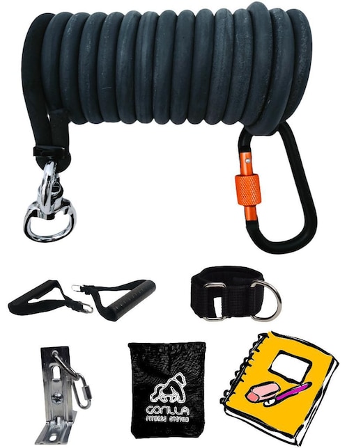 Set de ligas de resistencia Gorilla Fitness luxury
