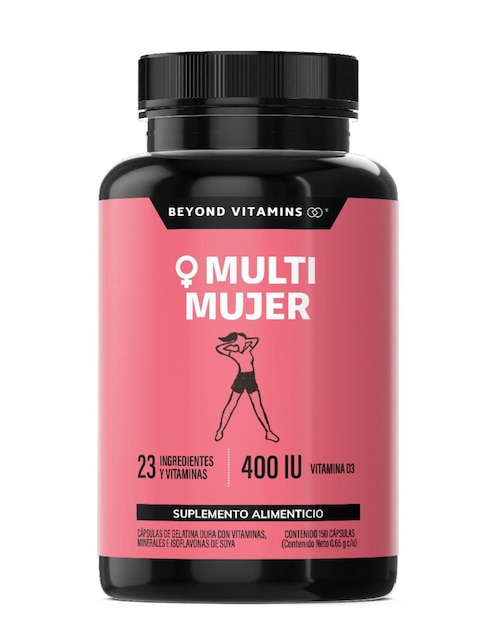 Multivitaminico Beyond Vitamins con multivitamínico vitamina D 23 y minerales 150 cápsulas