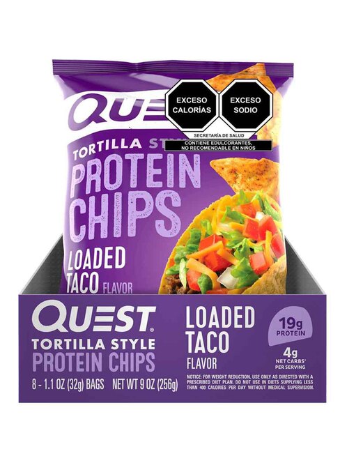 Chips horneadas de proteína sabor natural