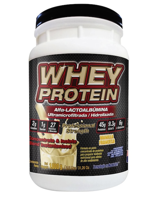 Suplemento alimenticio Food & Nutrition Technologies sabor vainilla de 1000 g