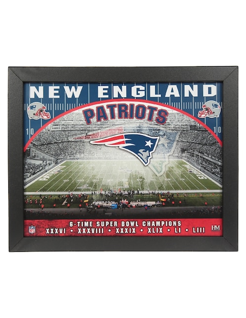 Panel conmemorativo New England Patriots NFL