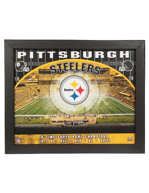 Panel conmemorativo Pittsburgh Steelers NFL