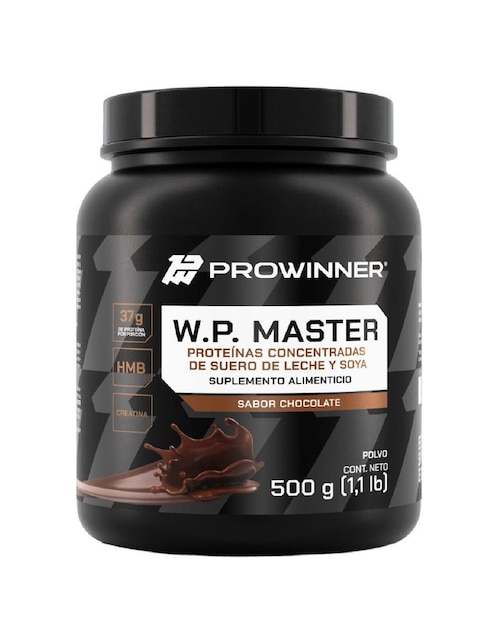 PROWINNER Suplemento WP Master (Whey protein) ProWinner Prowinner sabor chocolate de 1 l