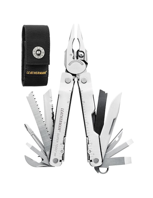 Multiherramienta Leatherman Super Tool 300 para campismo