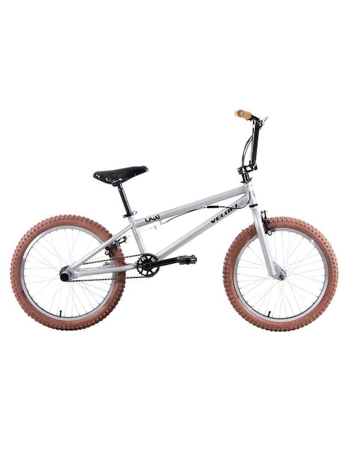 Bicicleta urbana Veloci rodada 20 BMX para niña