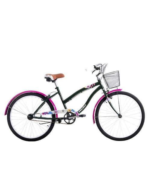 Bicicleta urbana Veloci rodada 24 para mujer