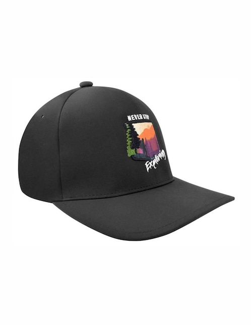 Gorra visera semicurva cerrada entrenamiento Wallis