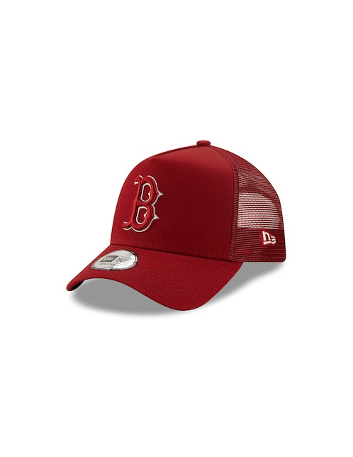 Gorra visera curva snapback New Era League Essential Trucker Red Sox unisex