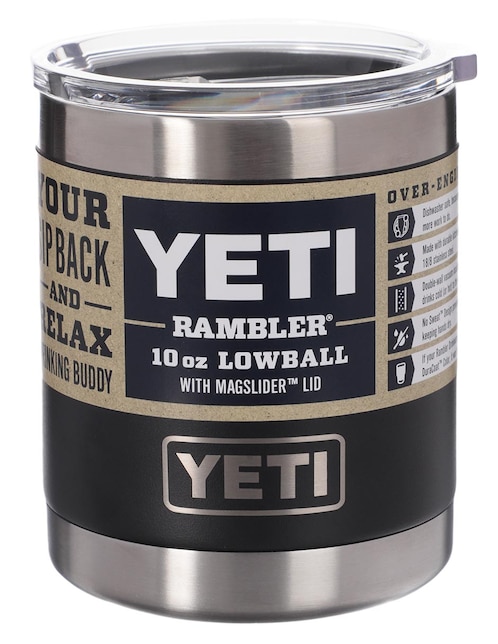 Termo Yeti de acero inoxidable Rambler con tapa a prueba de derrame 300 ml