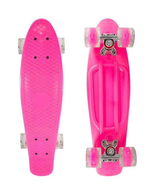 Patineta manual La Viga Skateboards con luz