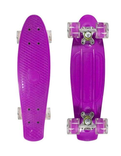 Patineta manual La Viga Skateboards con luz