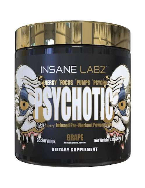 Suplemento alimenticio Insane Labz sabor uva de 202 g