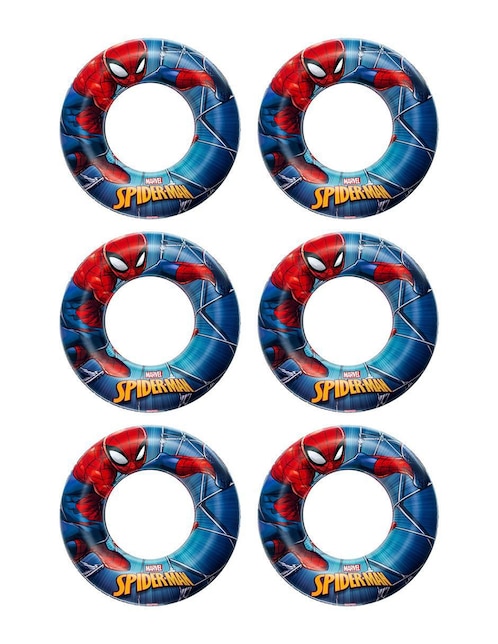 Salvavidas Spider-Man Bestway para niño