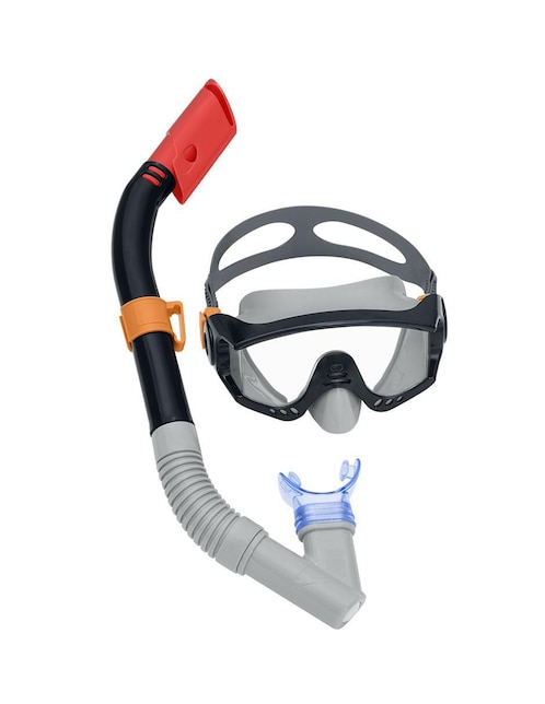 Tubo y gafas de snorkel para buceo bestway
