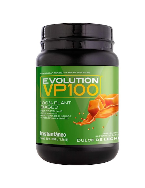 EVOLUTION NUTRACEUTICAL COMPANY Proteína Vegana dulce de leche Evolution Nutraceutical Company 800 g