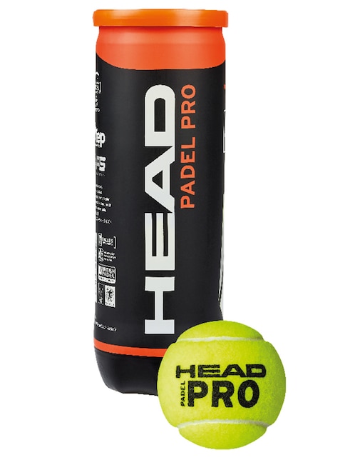 Set de pelotas Head para pádel