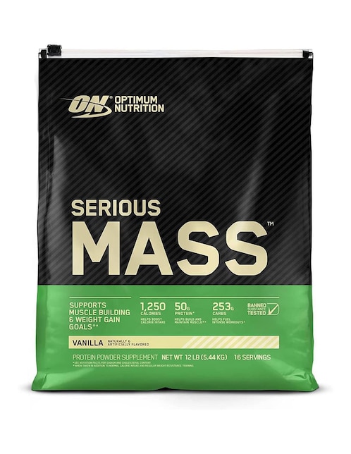 Suplemento alimenticio Optimum Nutrition sabor vainilla de 5.44 kg