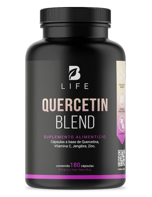 Quercetin Blend B Life con Quercetina, Vitamina C, Jengibre y Zinc 180 caps