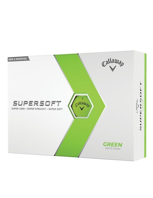 Set de pelotas Callaway Supersoft para golf