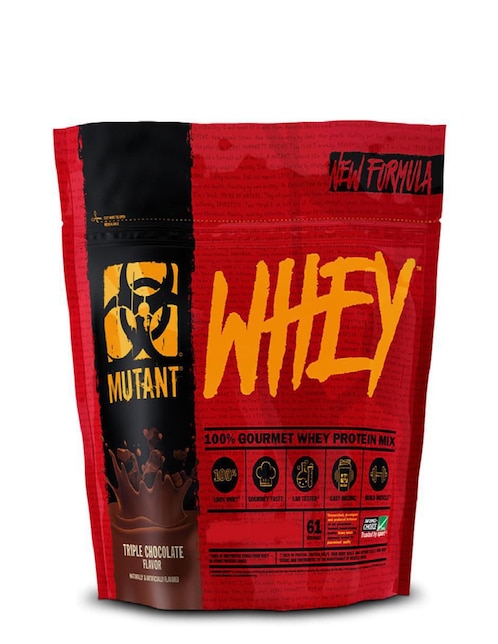 Proteina Mutant Whey con proteína de suero de leche sabor chocolate 2 kg