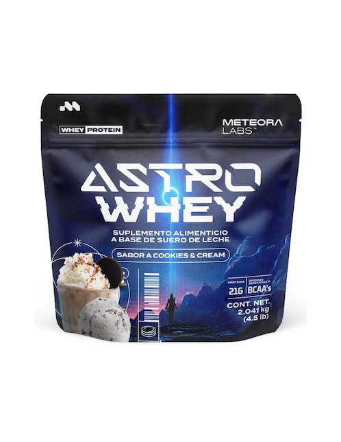 Astro Whey Meteora Labs con proteína de suero de leche sabor vainilla 4.5 lb