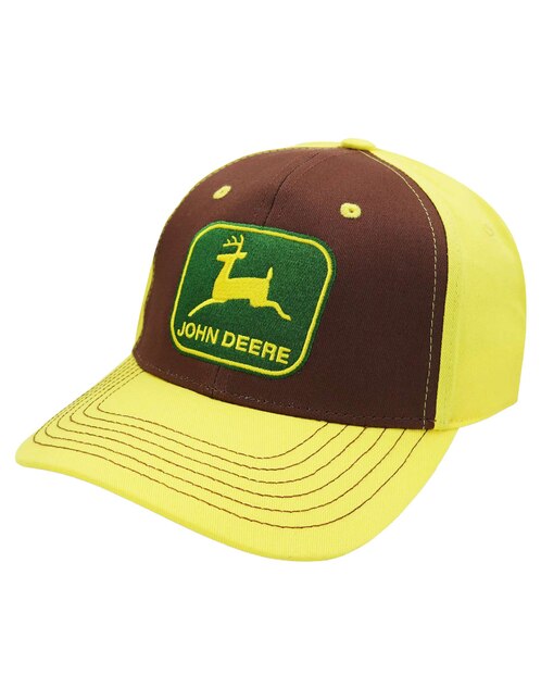 Gorra visera curva broche casual John Deere para hombre