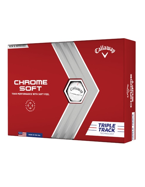 Set de pelotas Callaway Chrome Soft para golf