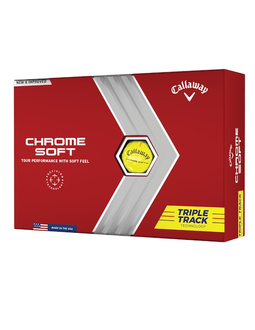 Set de pelotas Callaway Chrome Soft para golf