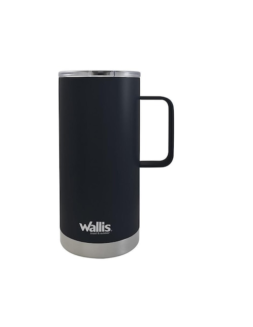 Taza térmica Wallis de acero inoxidable con tapa a presión 500 ml