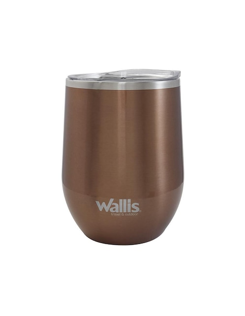 Termo Wallis de acero inoxidable con tapa a presión 350 ml