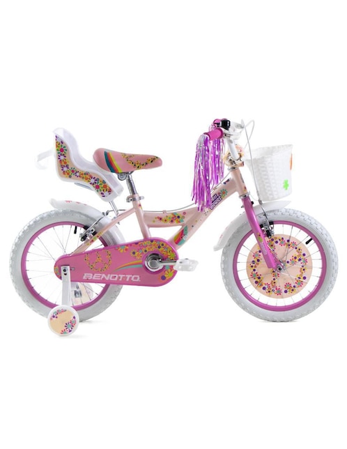 Bicicleta urbana Benotto rodada 16 para niña