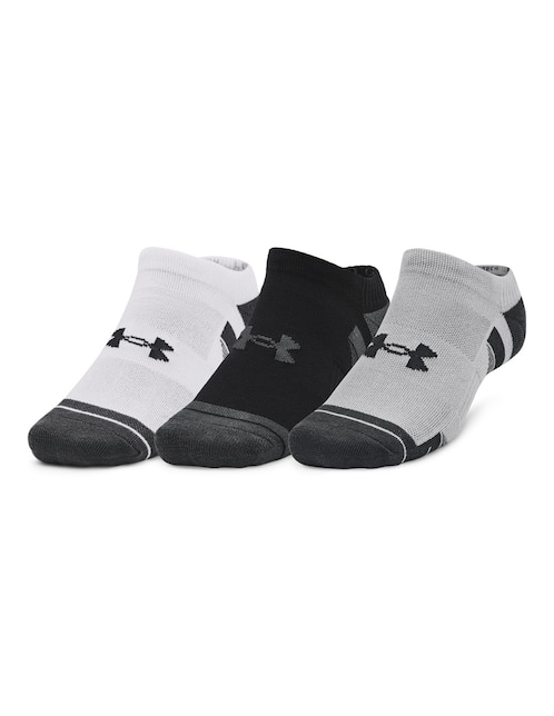 Calceta comfort para entrenamiento Under Armour para Hombre 3 pares