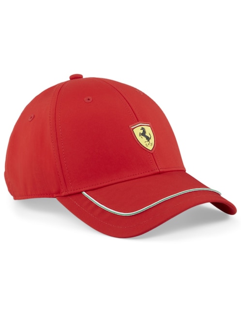 Gorra con visera curva correa ajustable para entrenamiento Ferrari para adulto 1