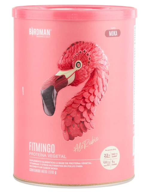 Proteina Vegetal Fitmingo Birdman sabor moka
