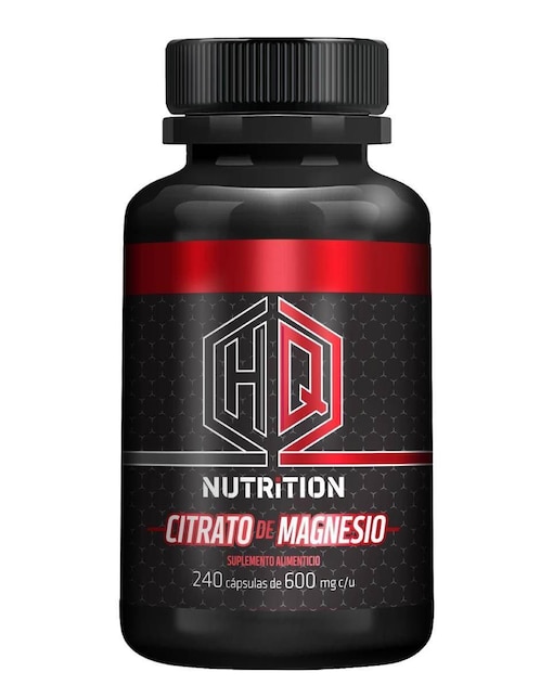 Citrato De Magnesio De 240 Capsulas HQ Nutrition