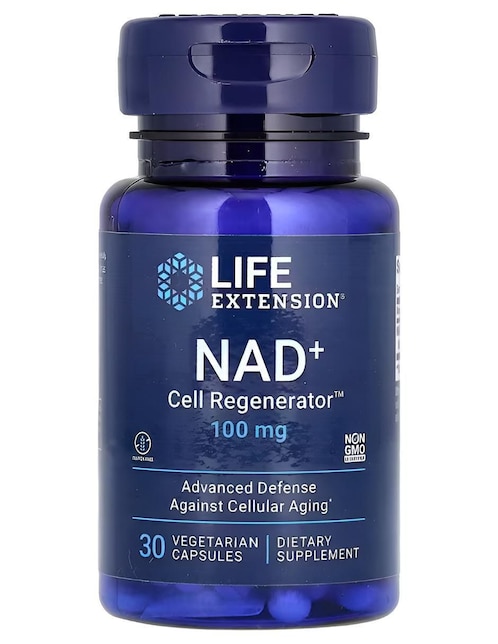 NAD Ribósido NR 100 mg Life Extension con ribósido de nicotinamida de 30 cápsulas