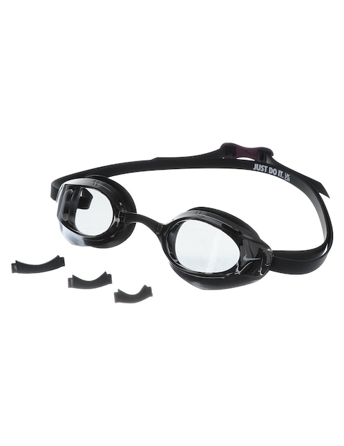 Goggles de puente intercambiable Nike para natación unisex