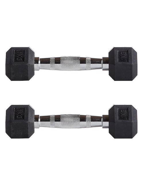 Set mancuernas de peso fijo Shangs 1 kg 2 piezas