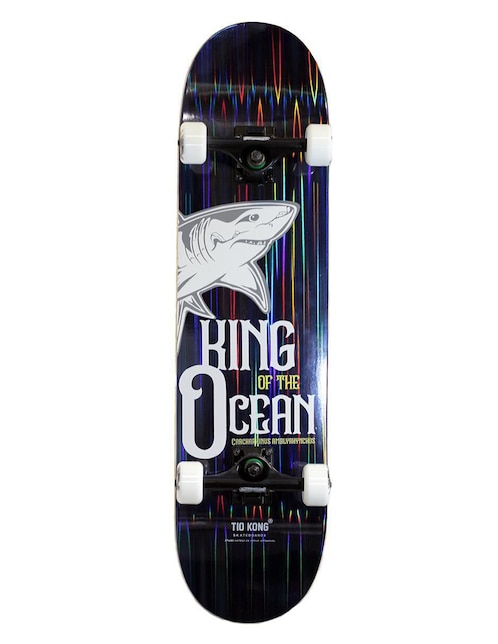 Patineta manual Tio Kong Skateboards tiburón